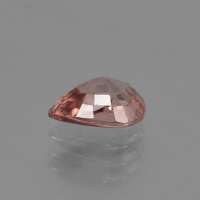 1.48캐럿 천연 피치 지르콘, 배 모양, 7.8×5.7 mm, VVS-VS