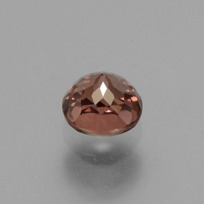 0.71캐럿 천연 로즈 핑크 지르콘, 라운드 컷, 4.51 mm, VS