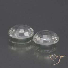 2.68캐럿 천연 하얀색 지르콘 보석, 타원형, VVS