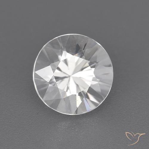 1.99캐럿 천연 하얀색 지르콘, 둥근, VVS