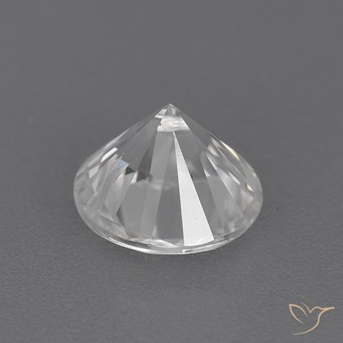 1.99캐럿 천연 하얀색 지르콘, 둥근, VVS